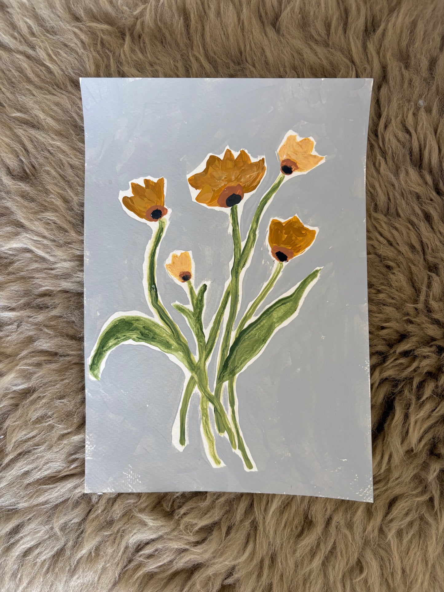 ‘Abstract Florals’ on paper II