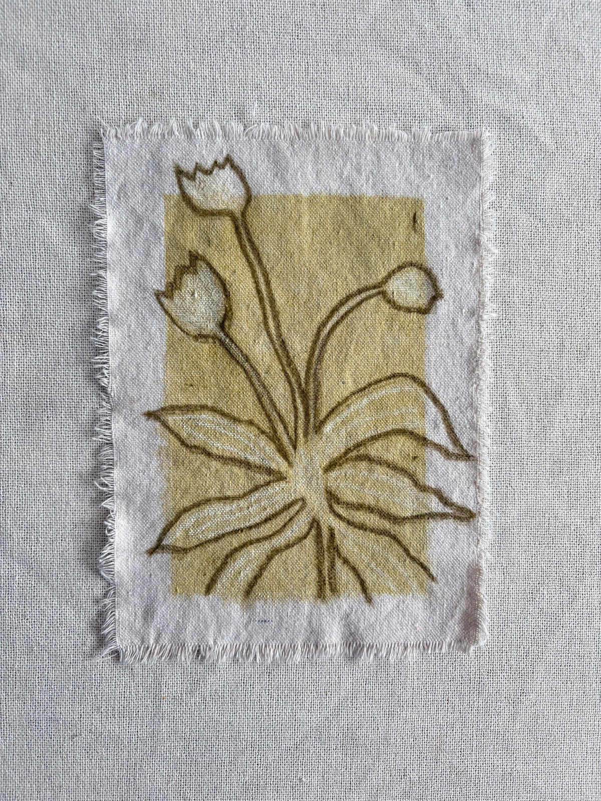 Abstract Florals on cloth