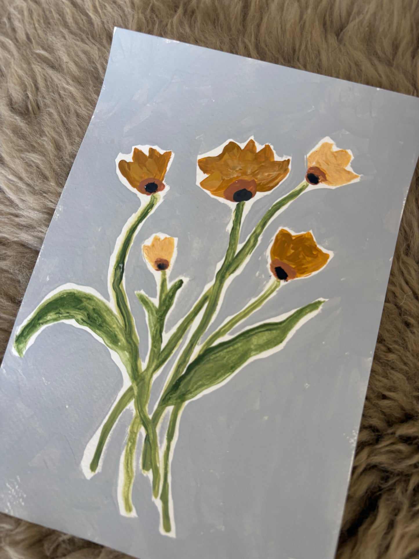 ‘Abstract Florals’ on paper II
