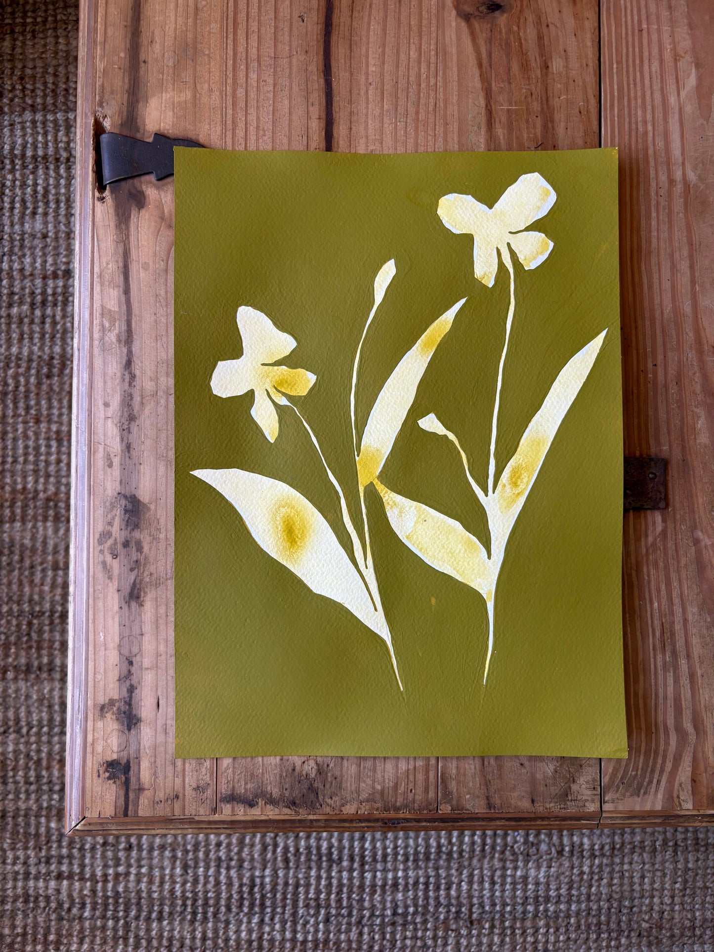 ‘Abstract Florals’ on paper XIX