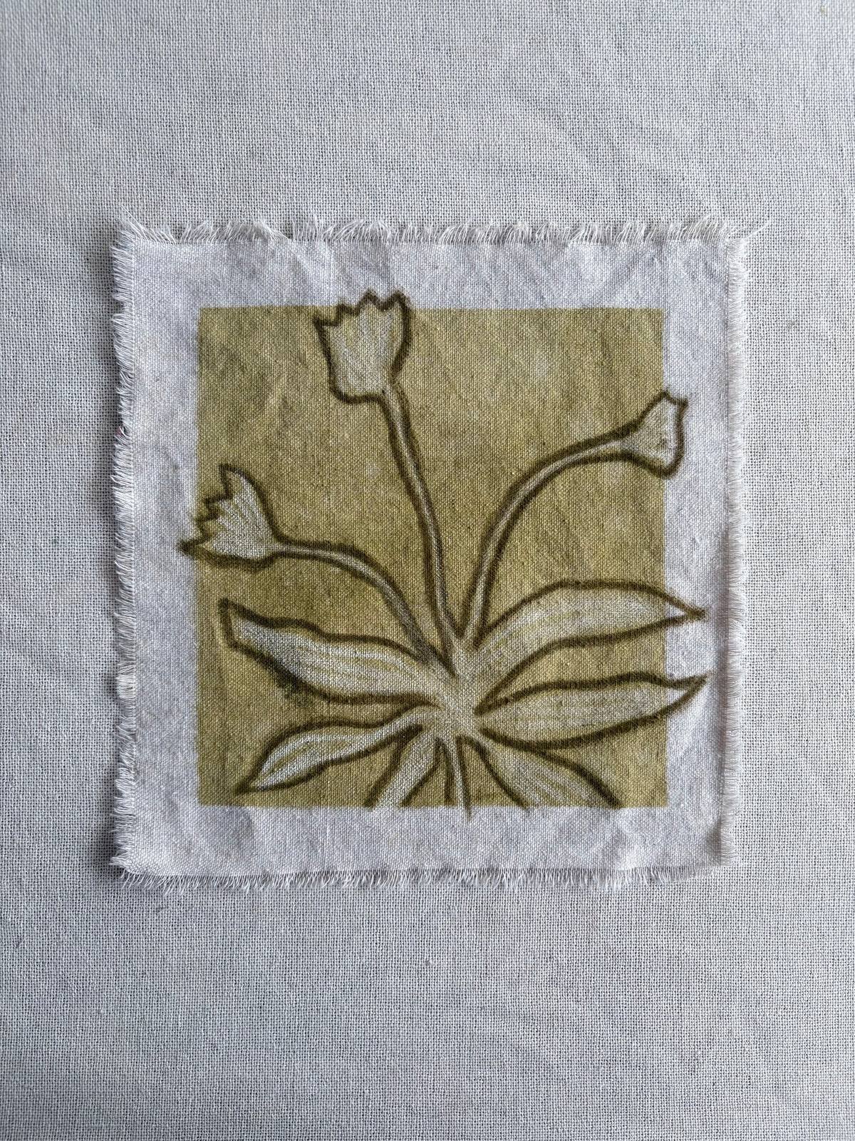 Abstract Florals on cloth IV