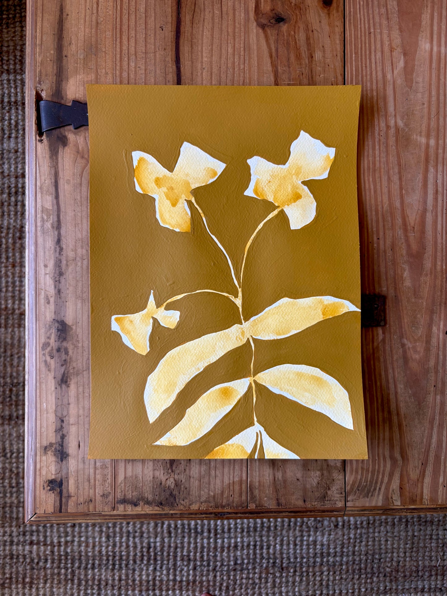 ‘Abstract Florals’ on paper XIV