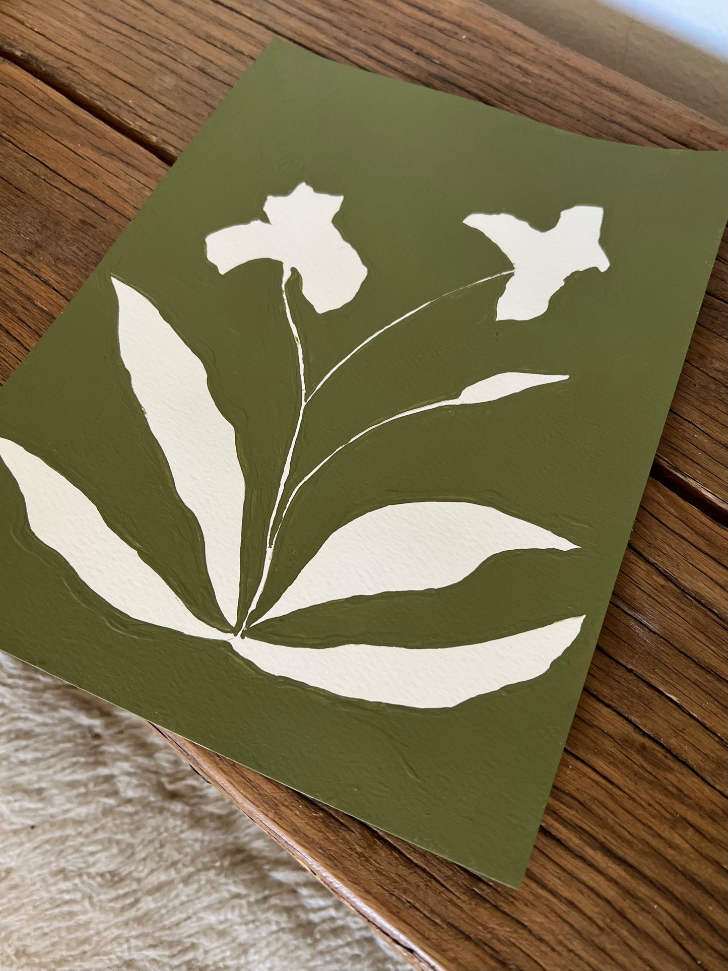 Abstract Florals on Paper III