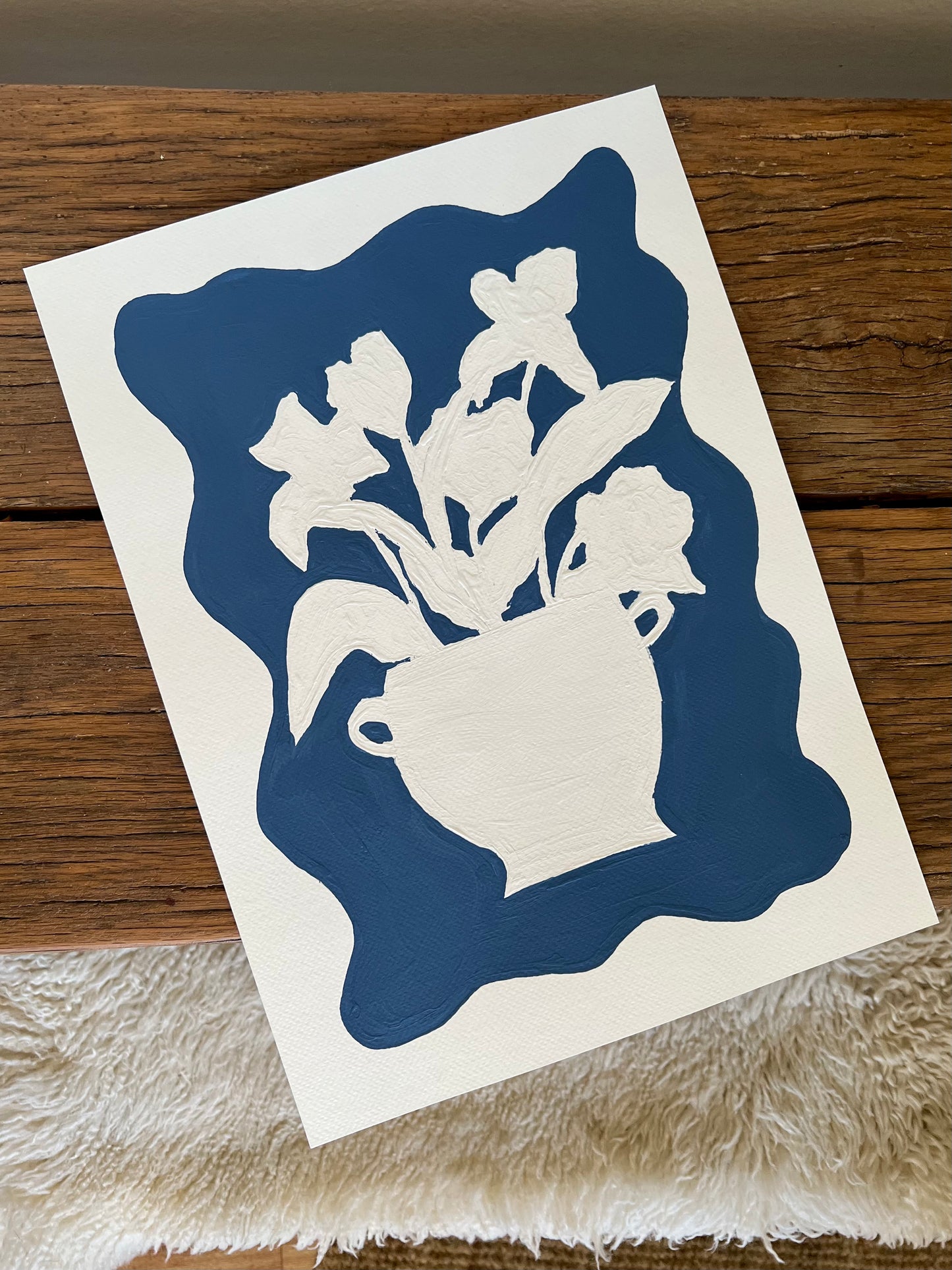 Abstract Florals on Paper
