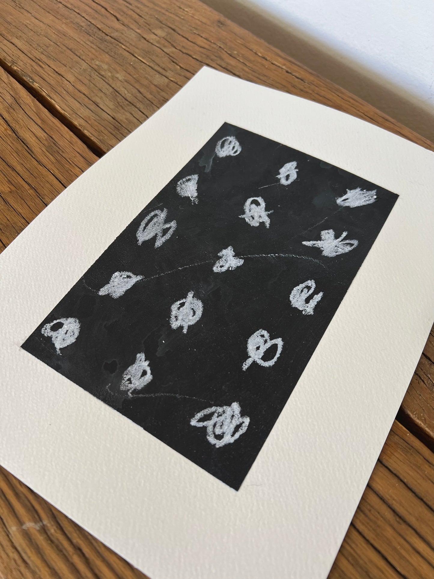 ‘Hieroglyphics’ on paper