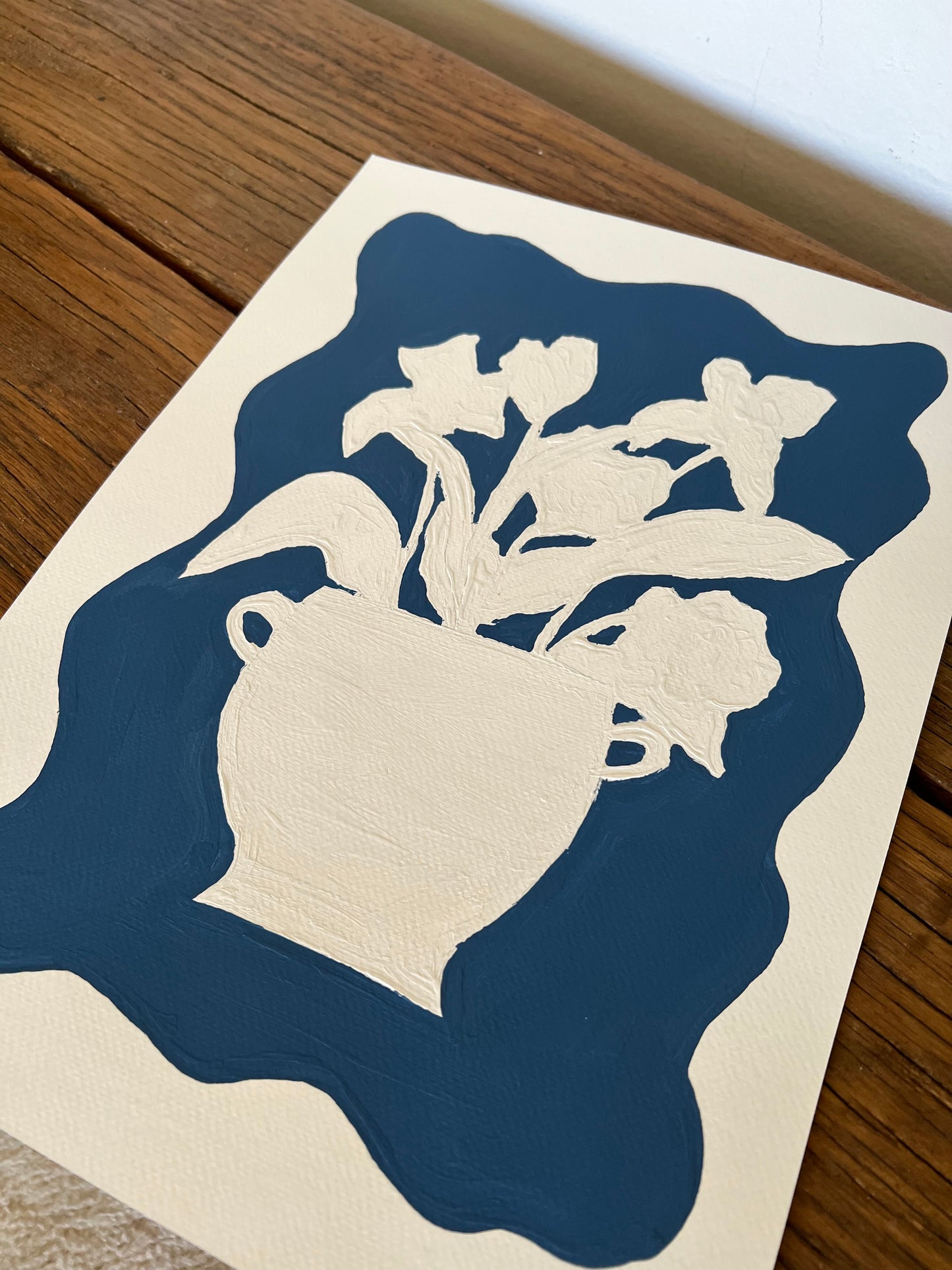 Abstract Florals on Paper