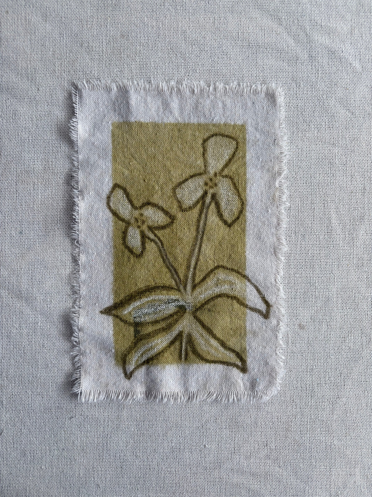 Abstract Florals on cloth III