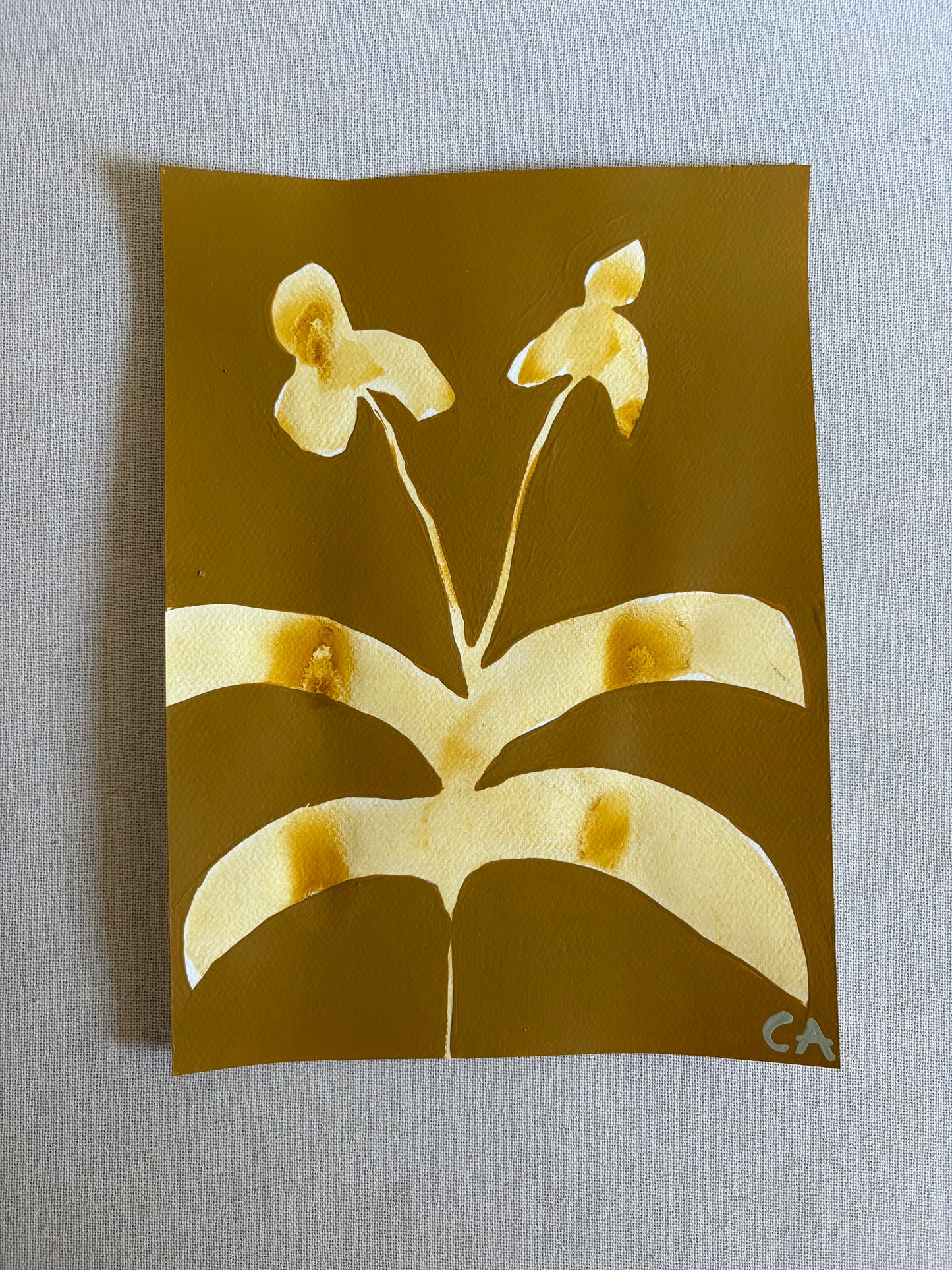 ‘Abstract Florals’ on paper XXI