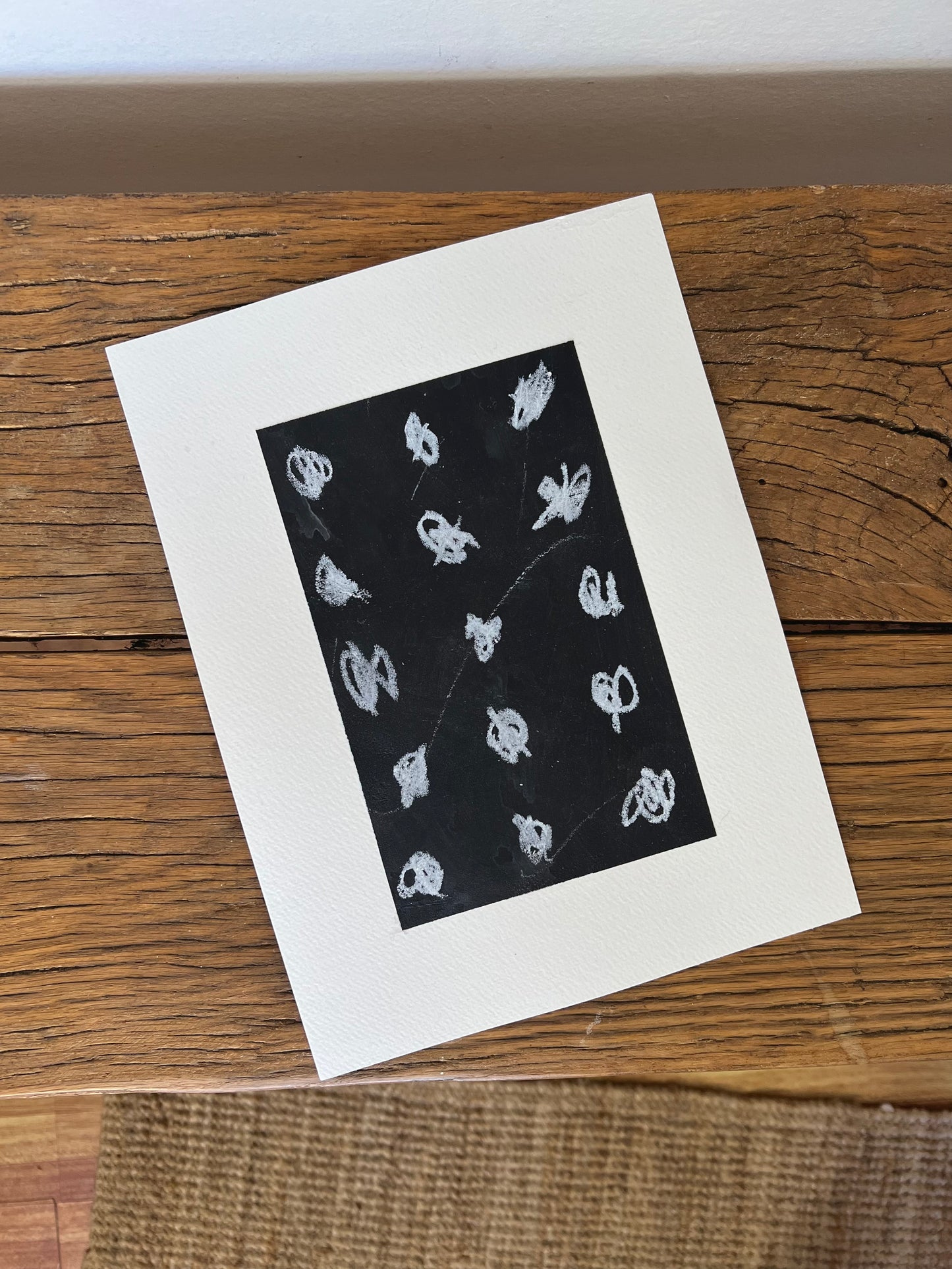 ‘Hieroglyphics’ on paper