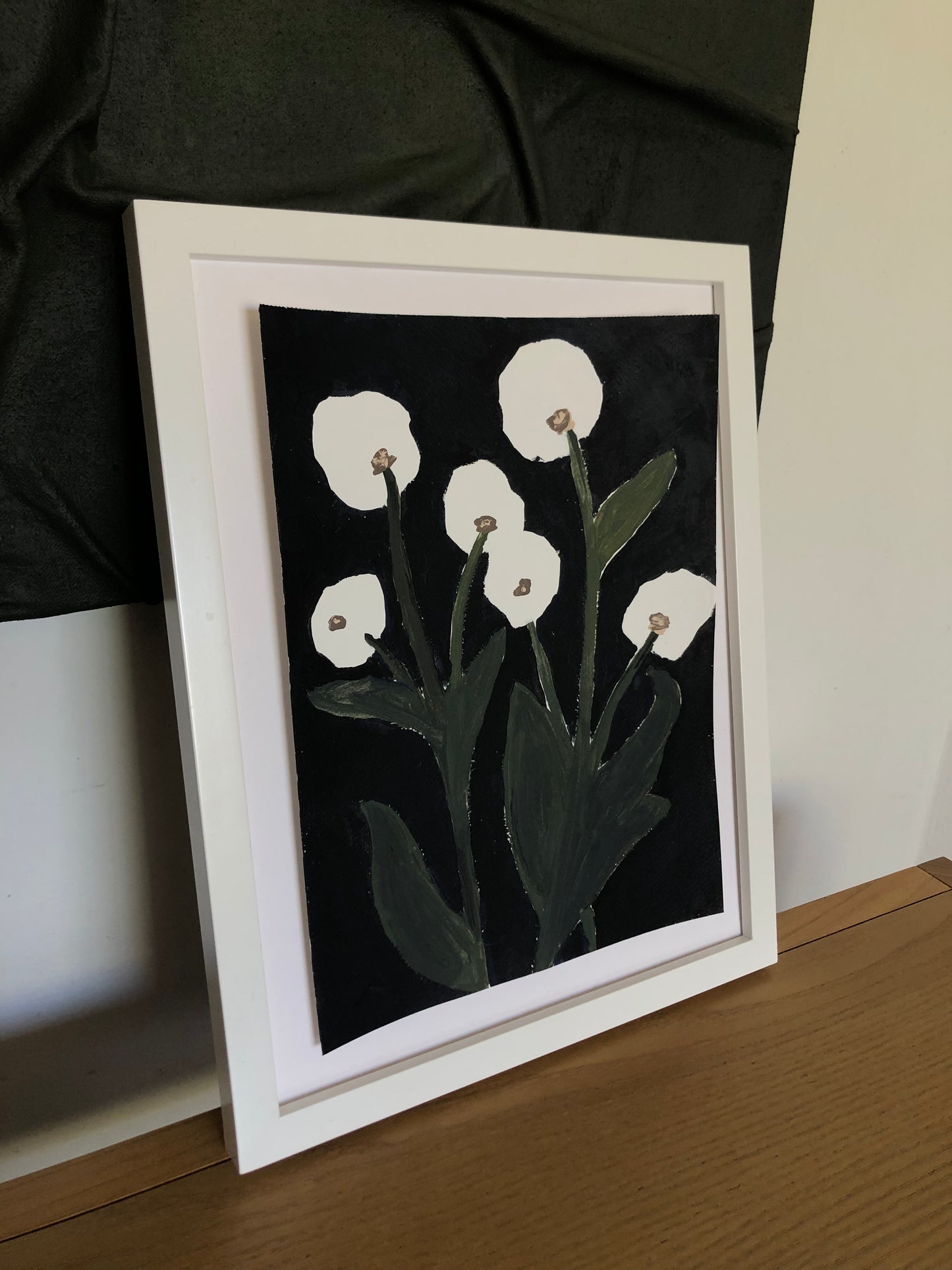 White Florals Midnight