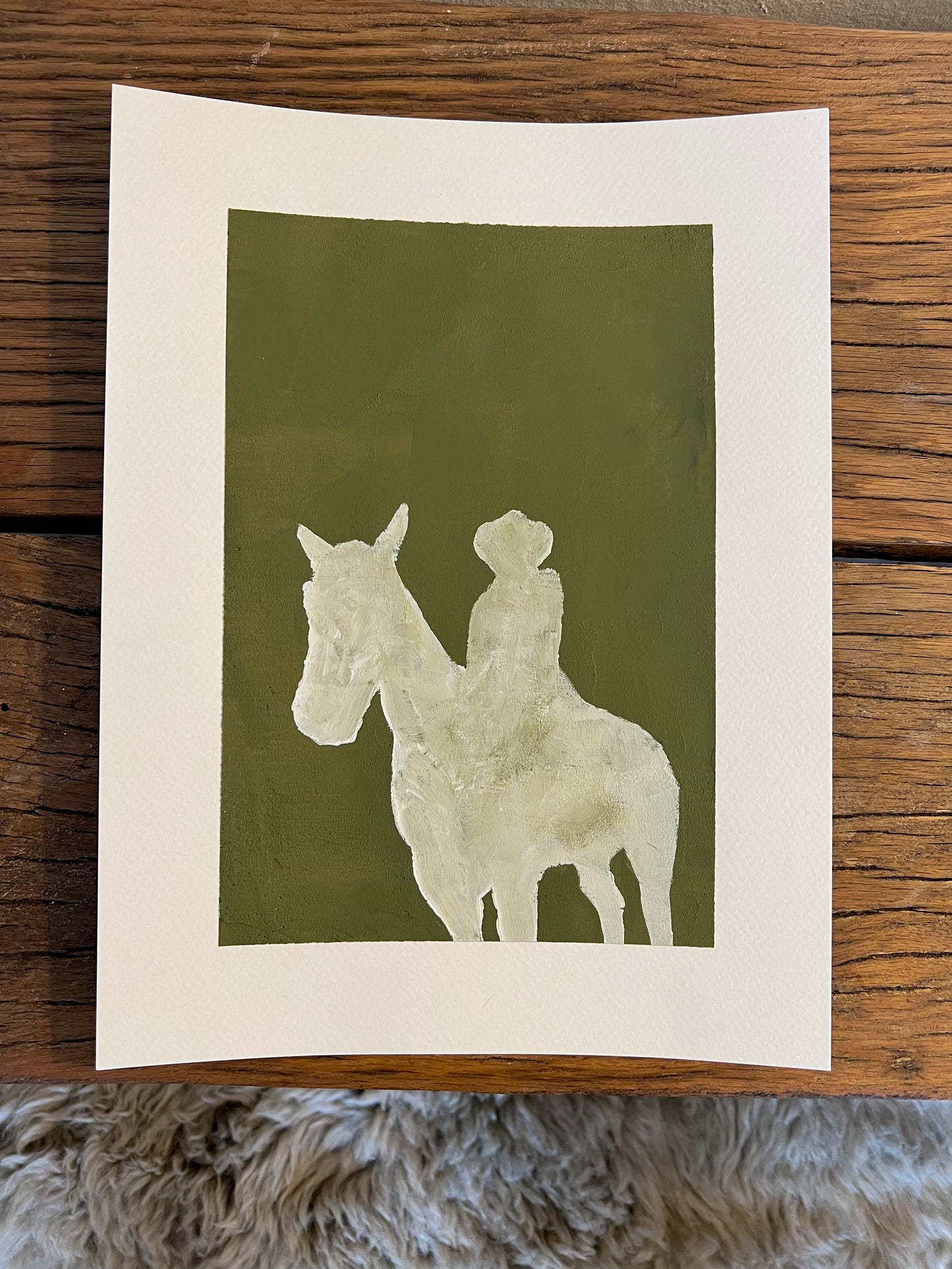 Cowboy III on Paper