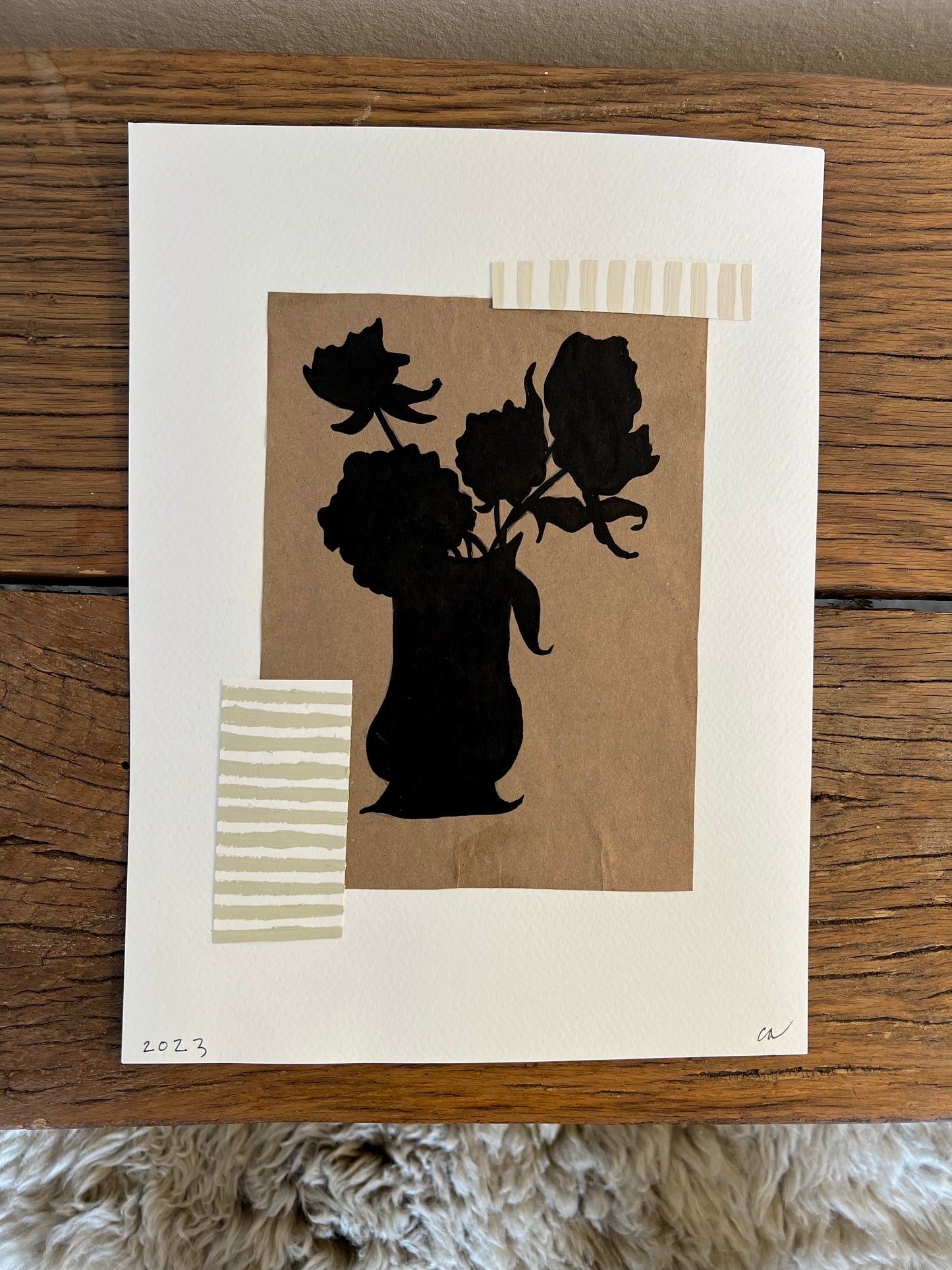 ‘Peonies’ XI on Paper