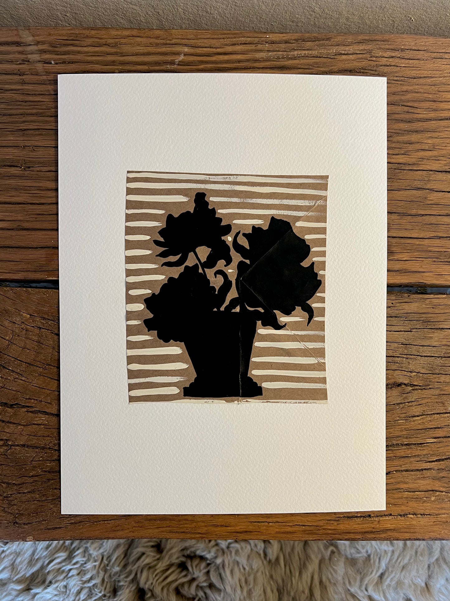 ‘Peonies’ V on Paper