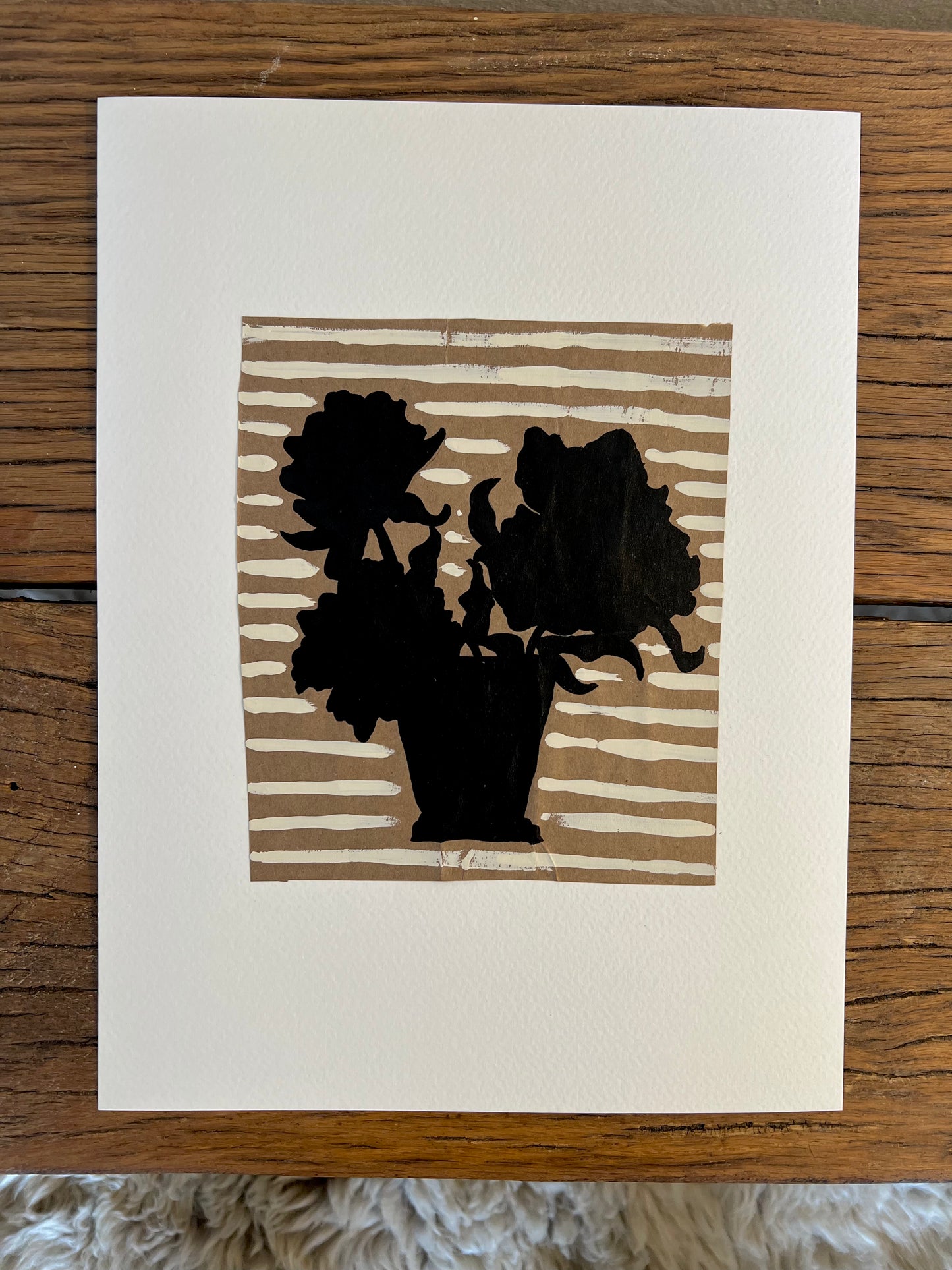 ‘Peonies’ XII on Paper