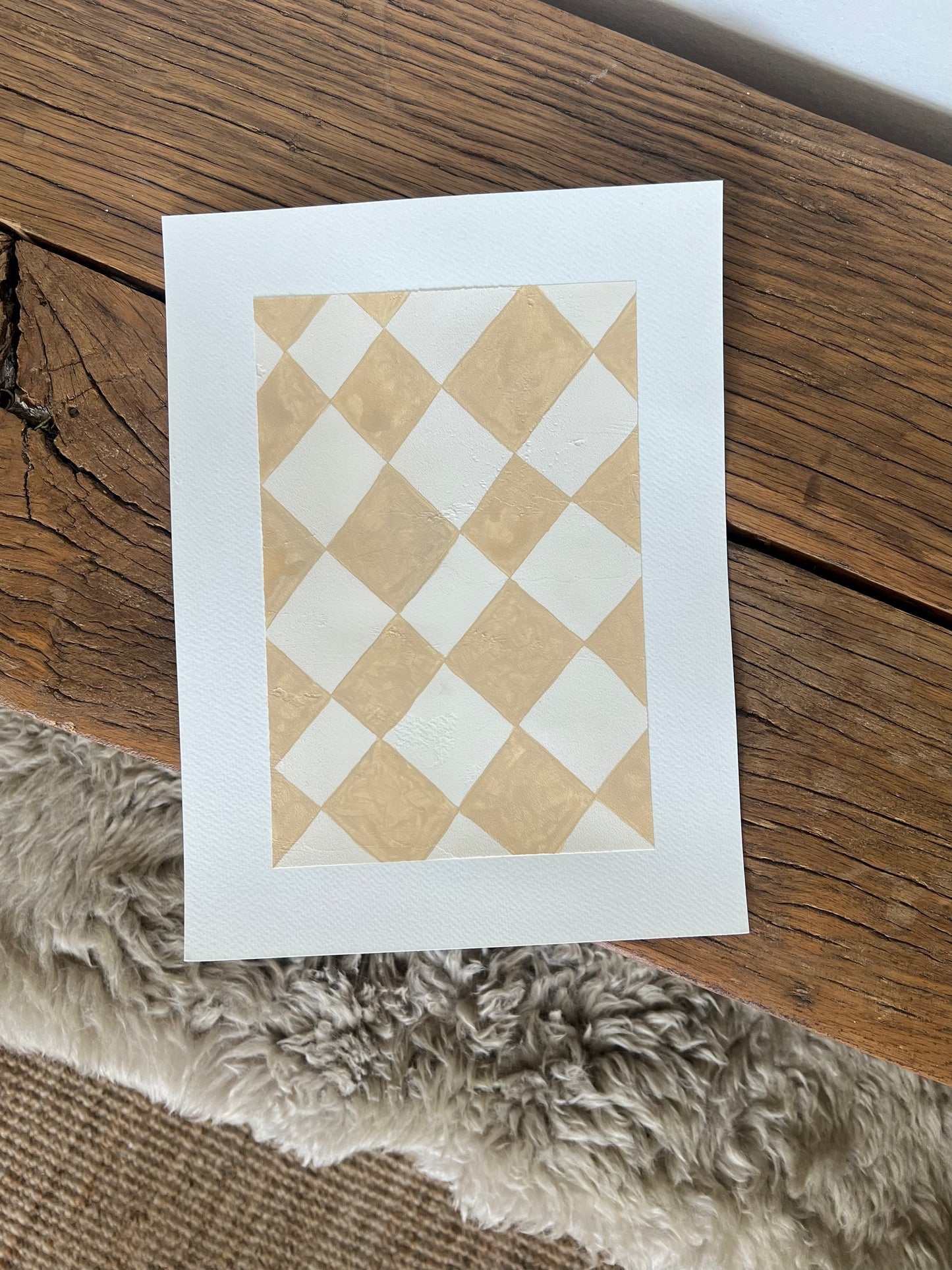 Harlequin’ XV on Paper