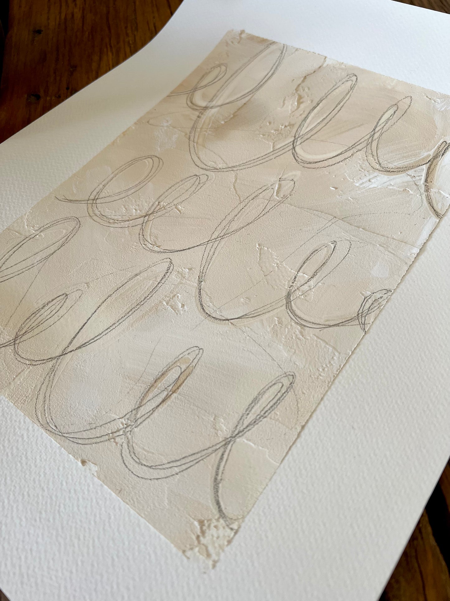 ‘Scribbles’ on paper IV