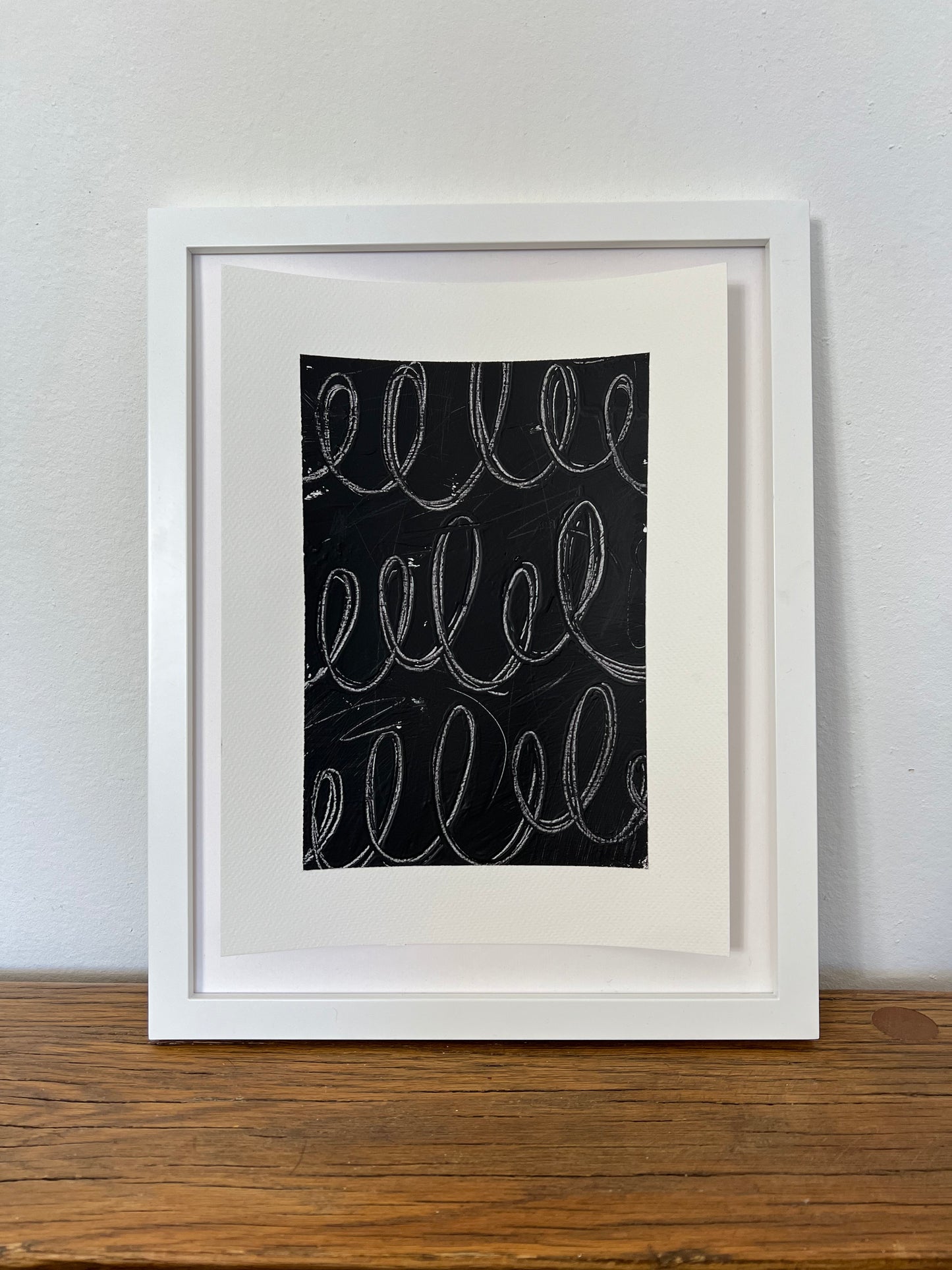 ‘Scribbles Noir’ on paper II