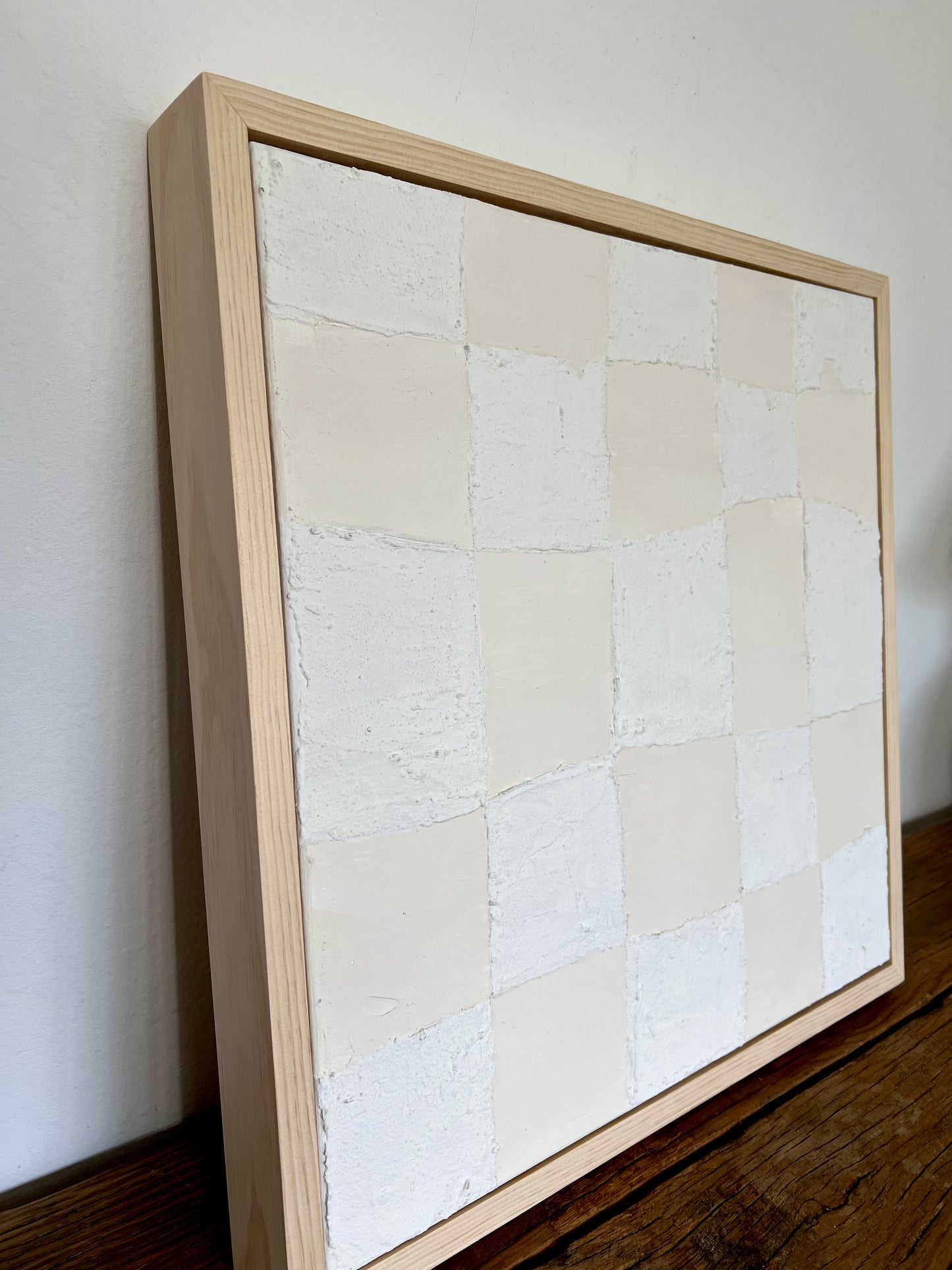 White Checker Board