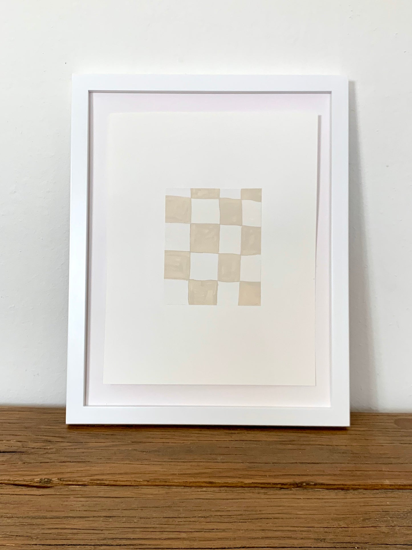 ‘Checker Board’ on paper