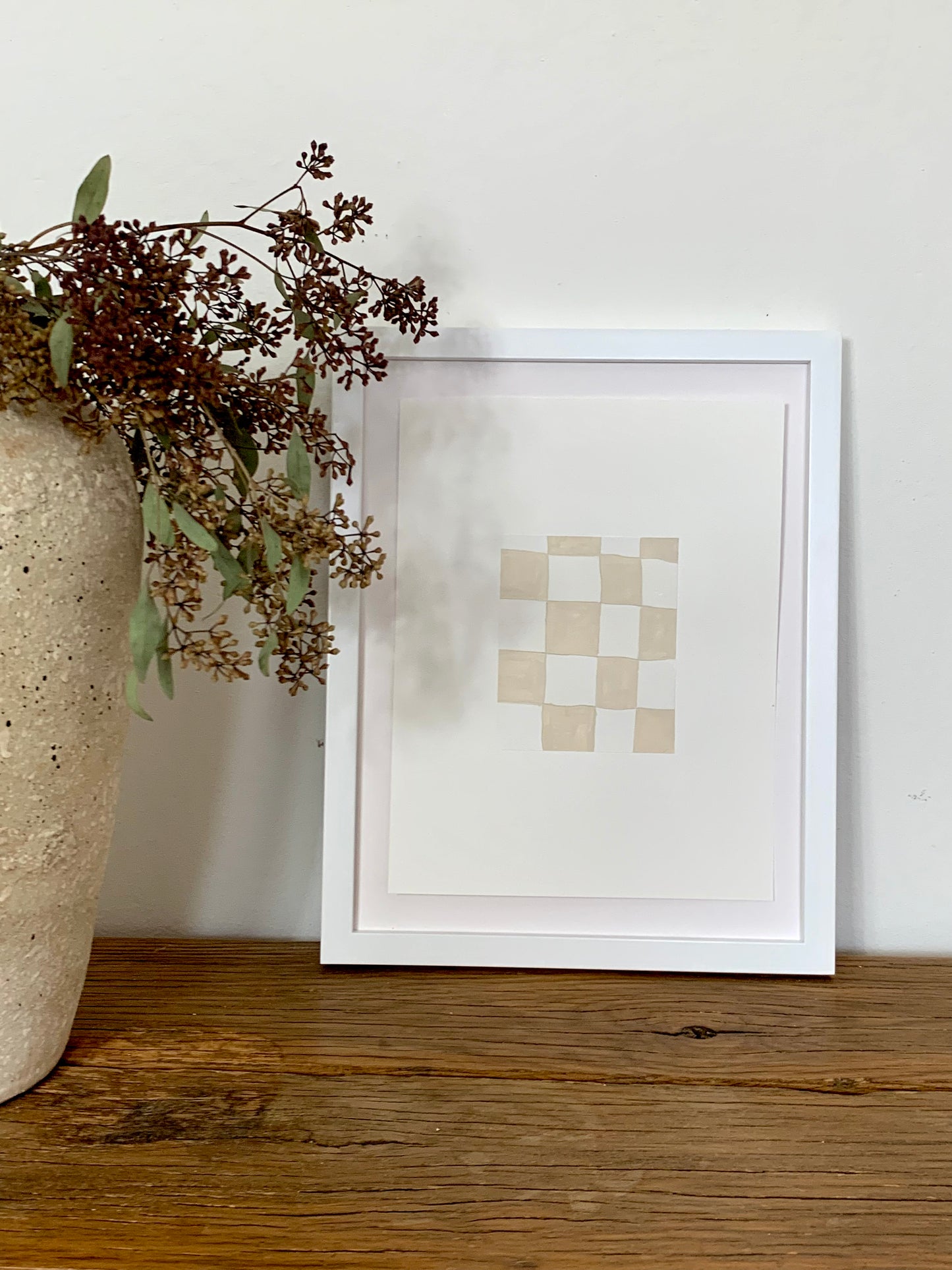 ‘Checker Board’ on paper