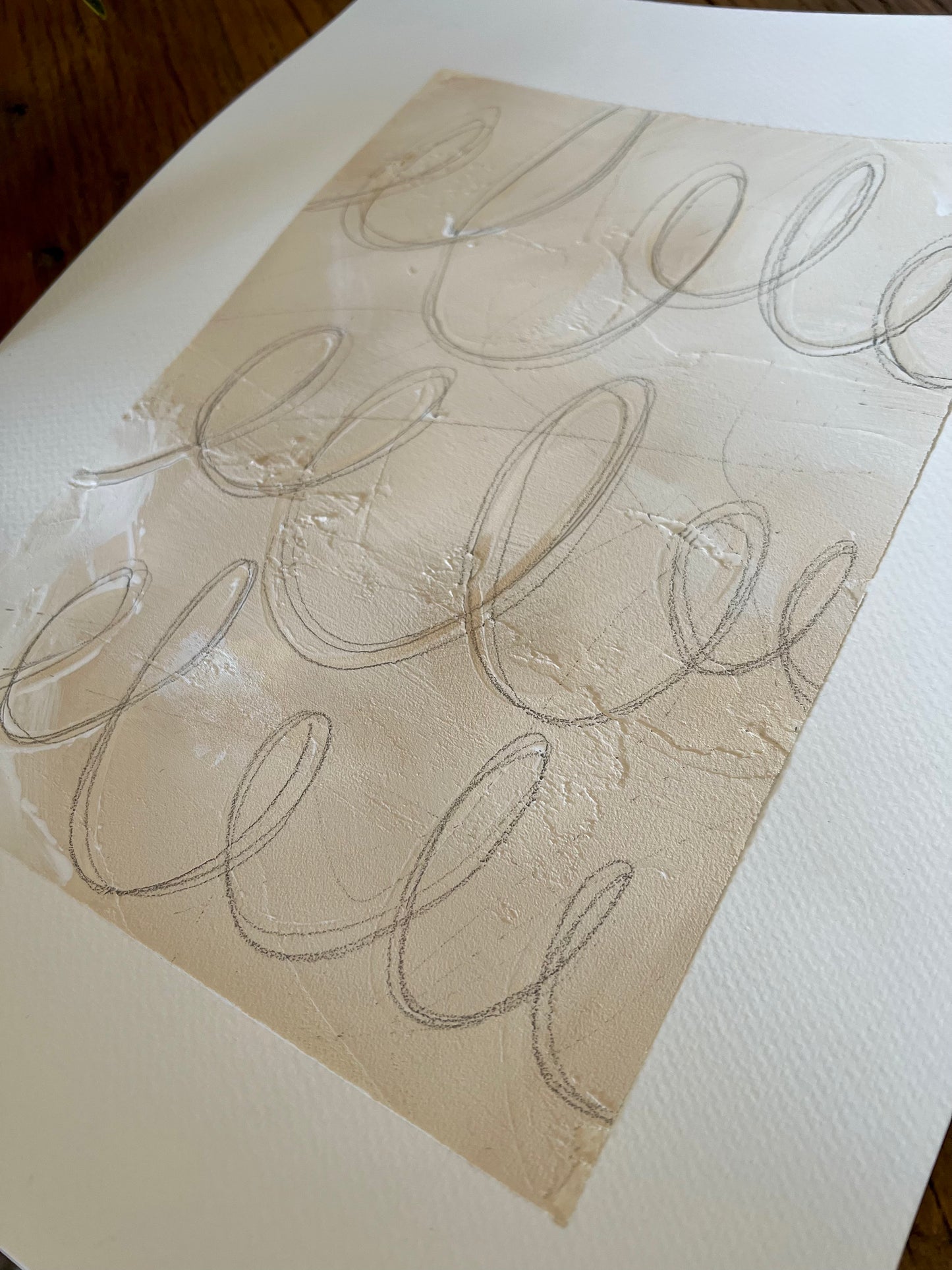 ‘Scribbles’ on paper V