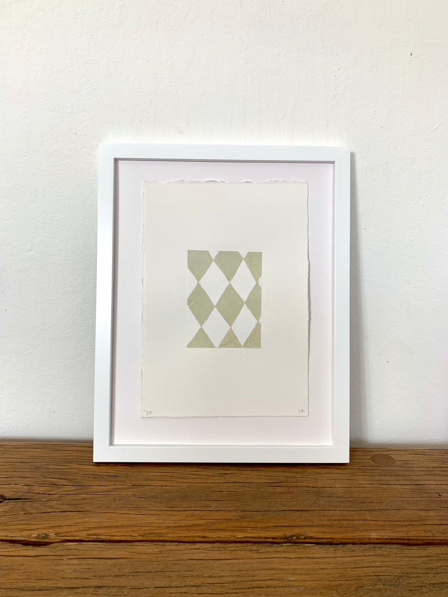 ‘Harlequin Sage’ on paper