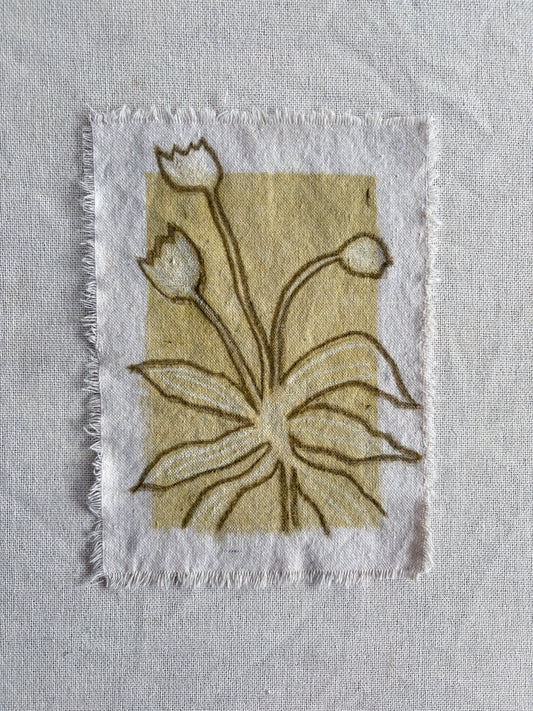 Abstract Florals on cloth