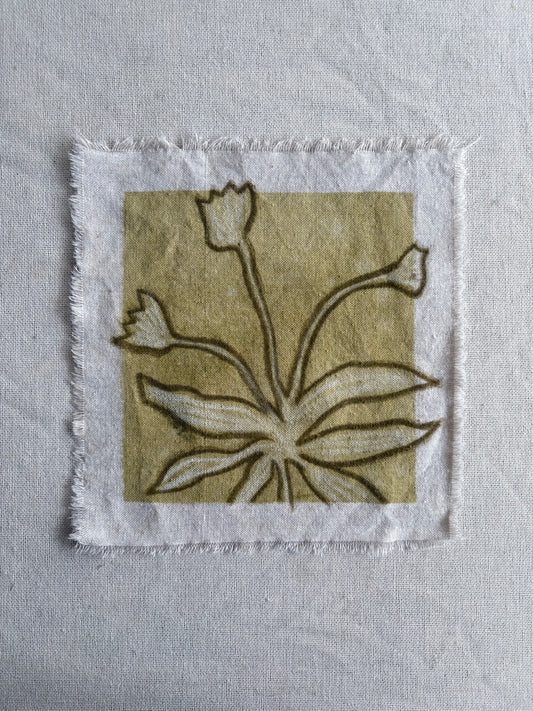 Abstract Florals on cloth IV