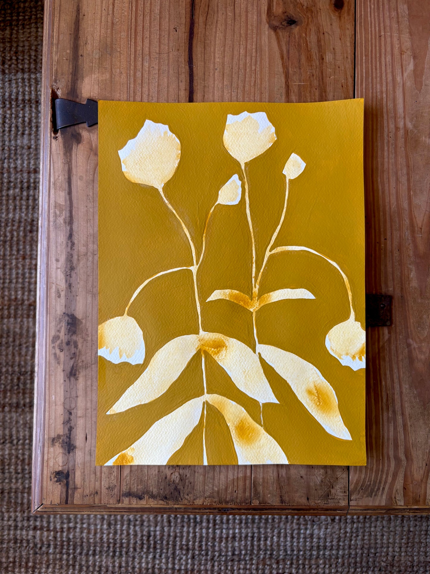 ‘Abstract Florals’ on paper XIII