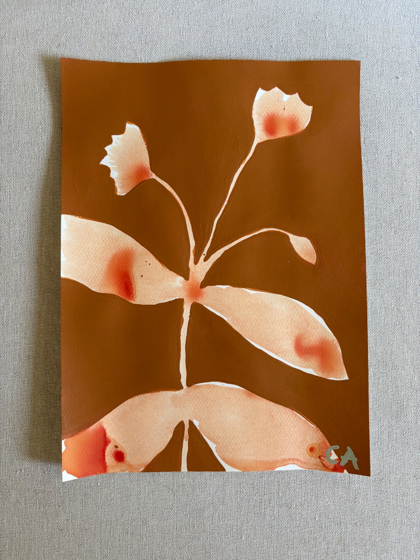 ‘Abstract Florals’ on paper XXII