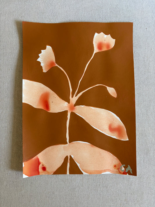 ‘Abstract Florals’ on paper XXII