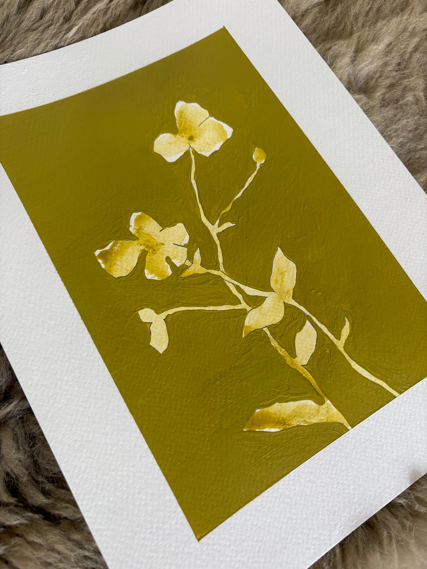 ‘Abstract Florals’ on paper III