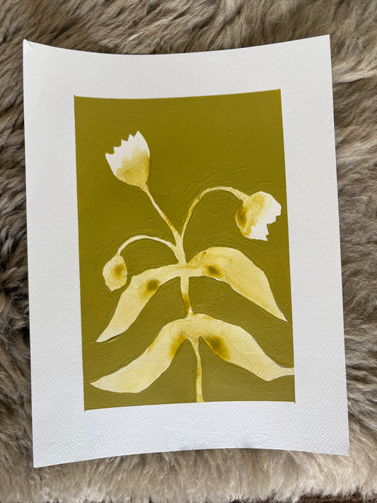 ‘Abstract Florals’ on paper IV