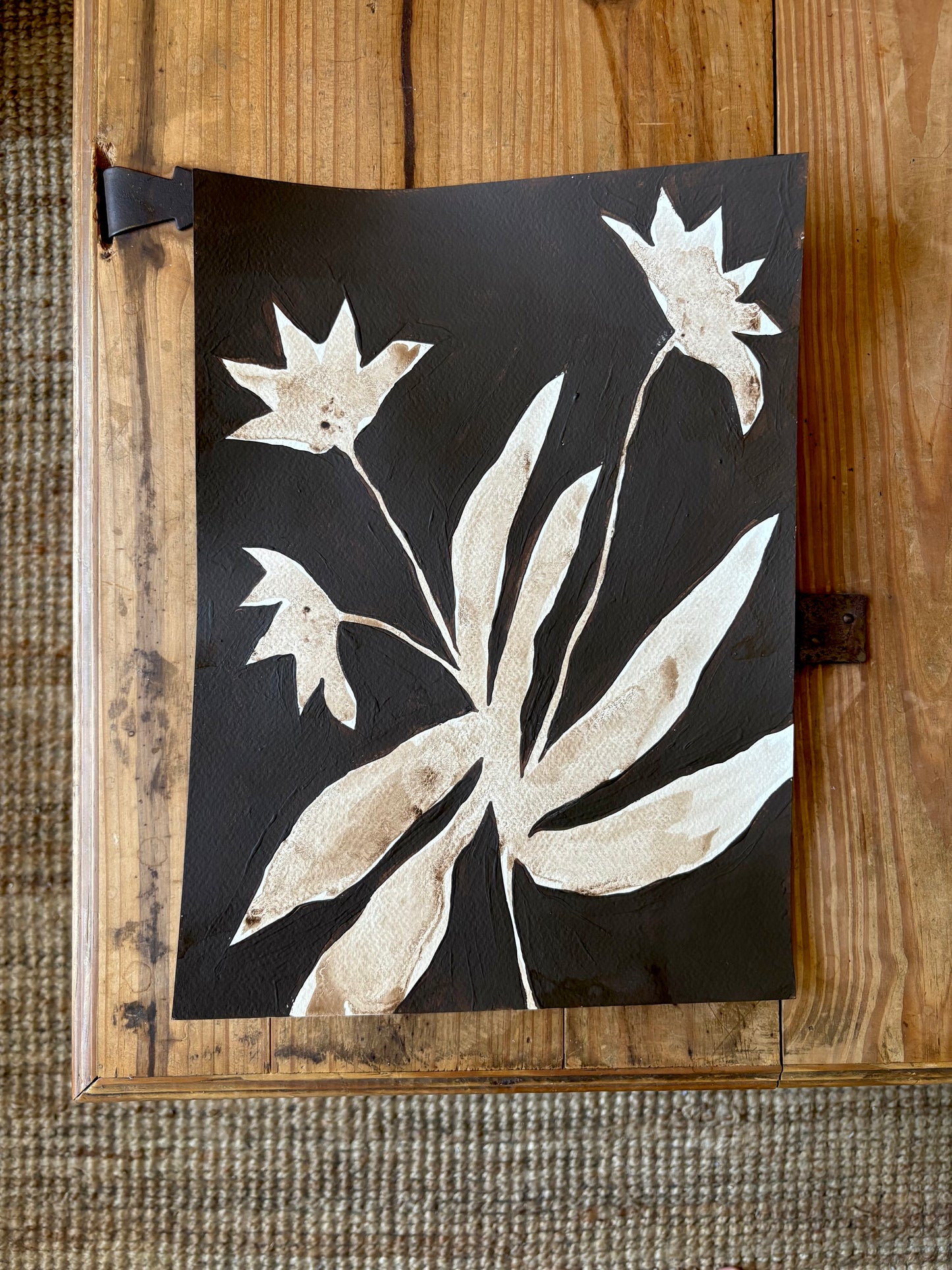 ‘Abstract Florals’ on paper XVIII