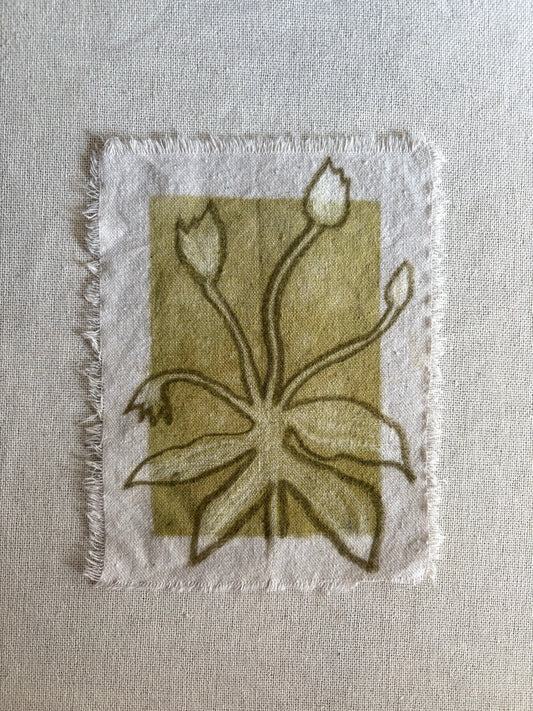 Abstract Florals on cloth VIII