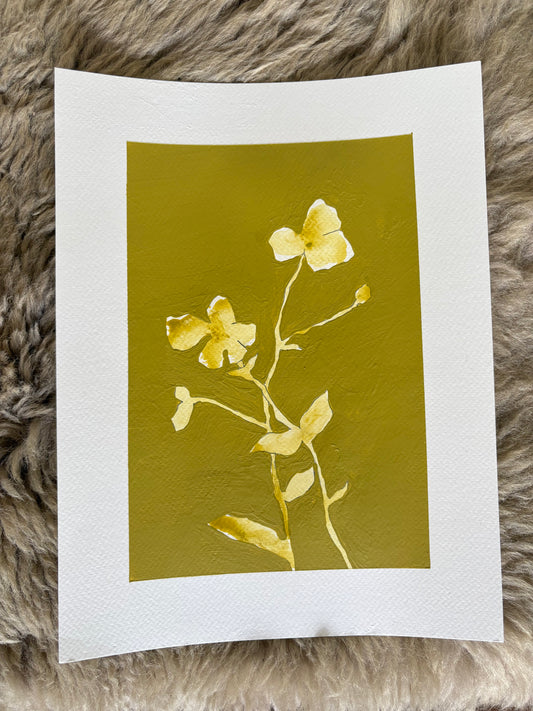 ‘Abstract Florals’ on paper III