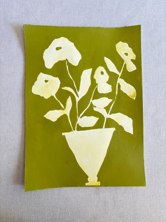 ‘Abstract Florals’ on paper X