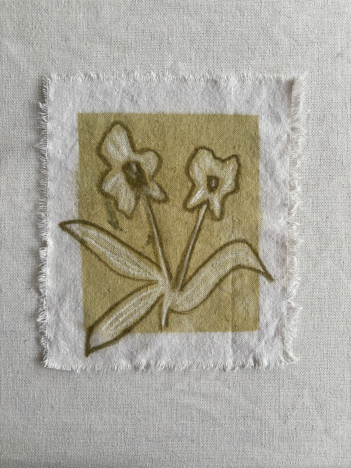 Abstract Florals on cloth V