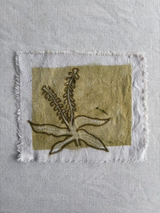 Abstract Florals on cloth VI