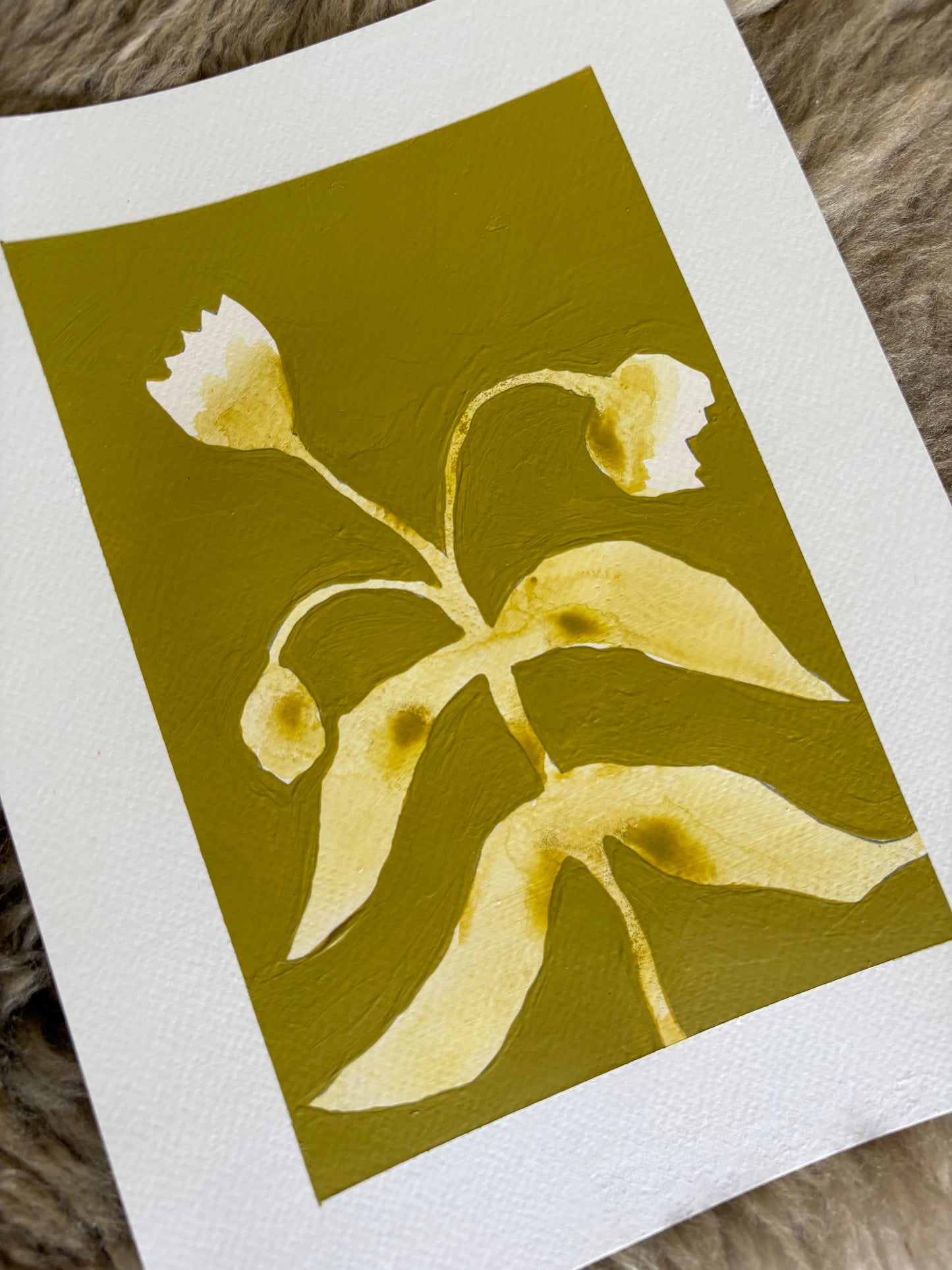 ‘Abstract Florals’ on paper IV