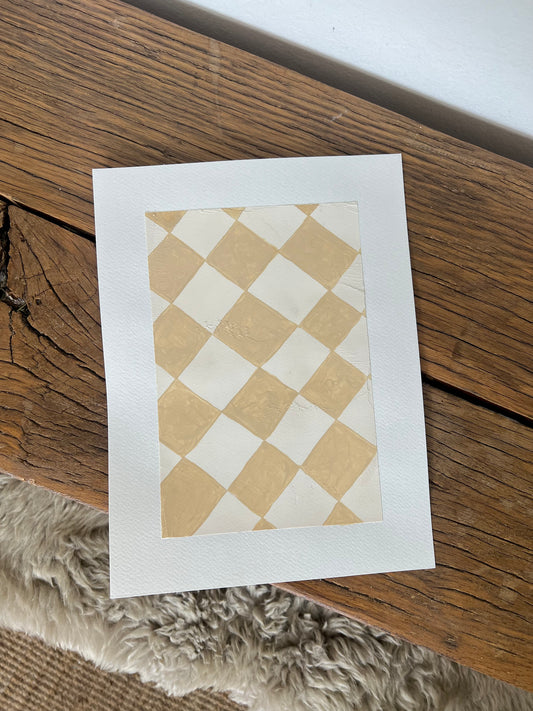 ‘Checker Board’ on Paper