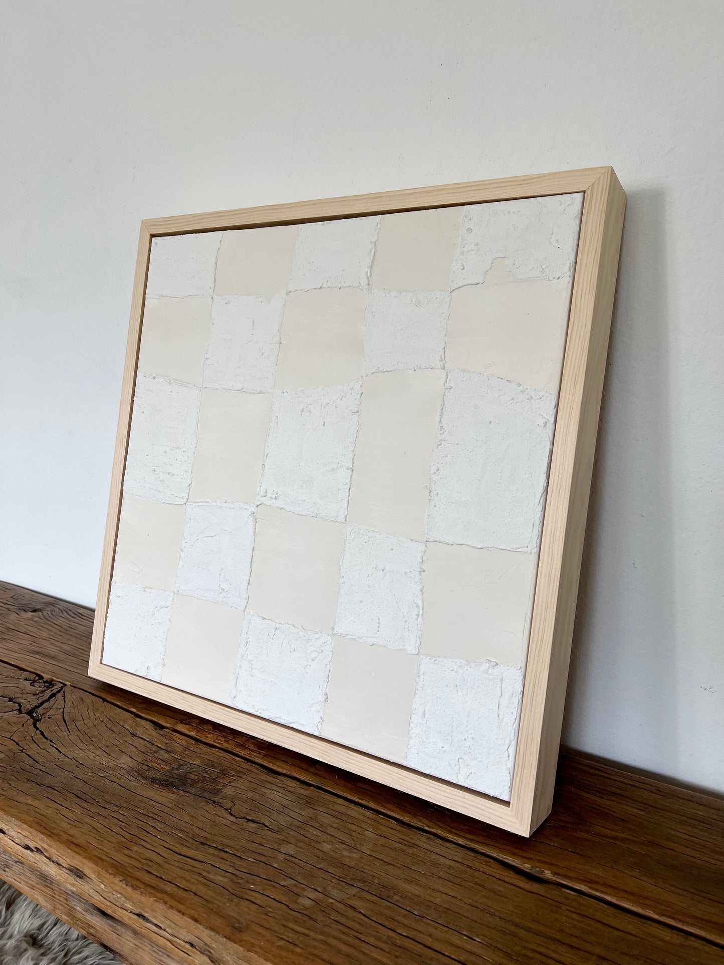 White Checker Board