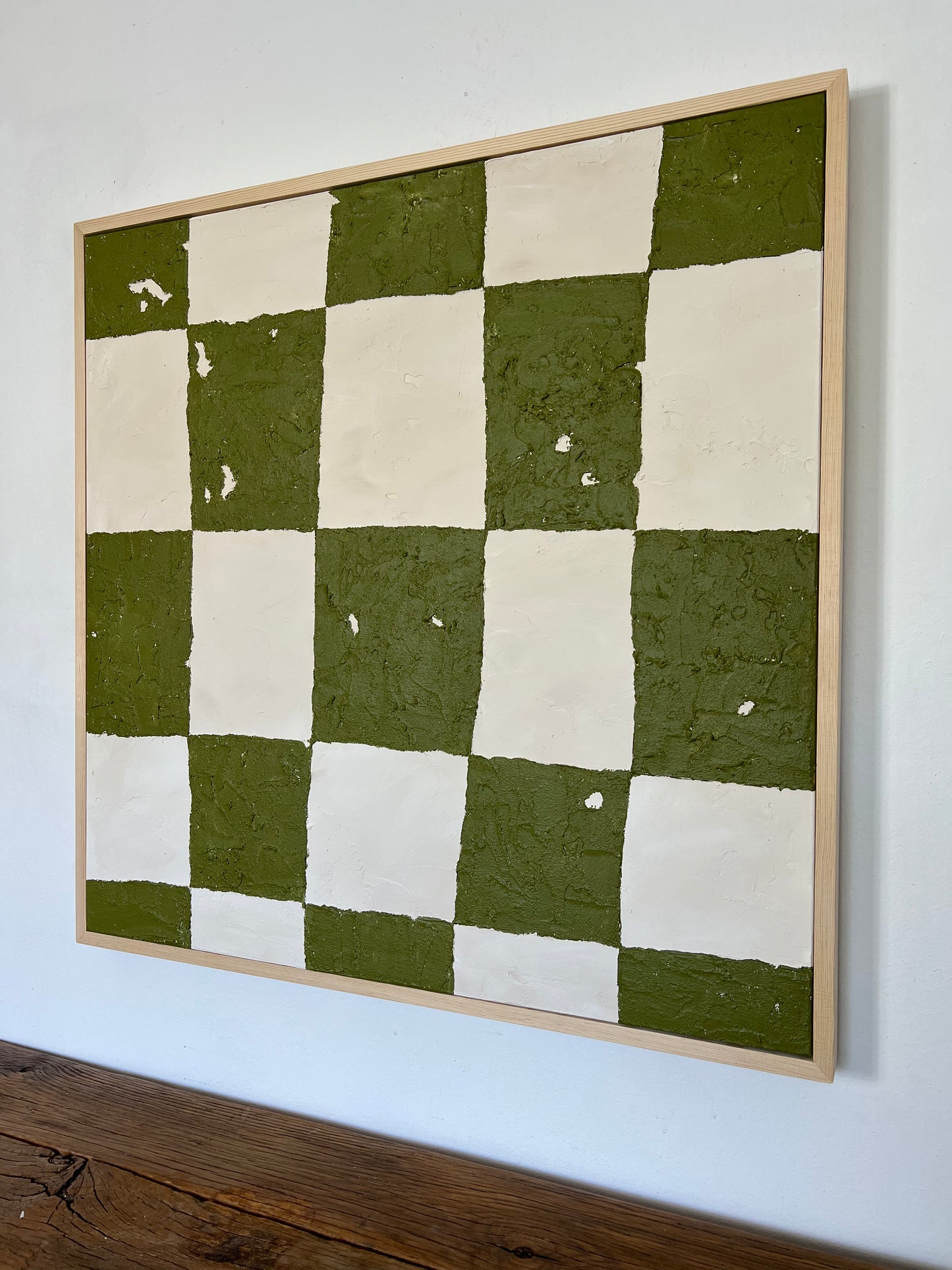 Olive Checker Board