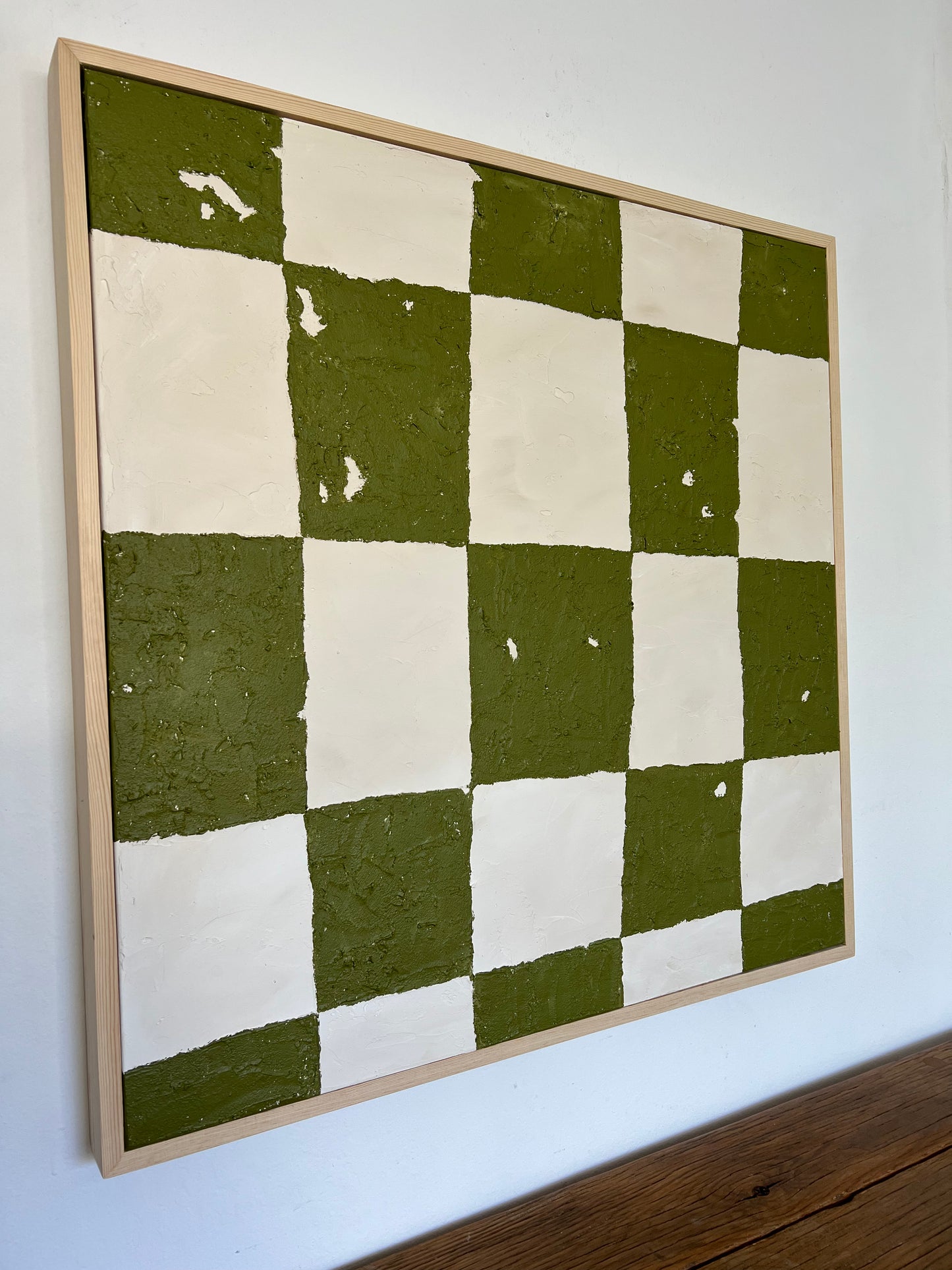 Olive Checker Board